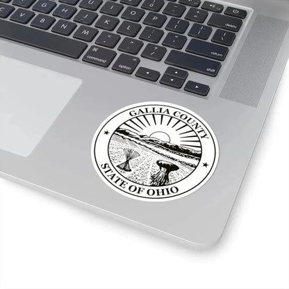 Seal of Gallia County Ohio (United States) STICKER Vinyl Kiss-Cut Decal - The Sticker Space