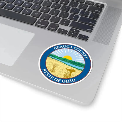 Seal of Geauga County Ohio (United States) STICKER Vinyl Kiss-Cut Decal - The Sticker Space
