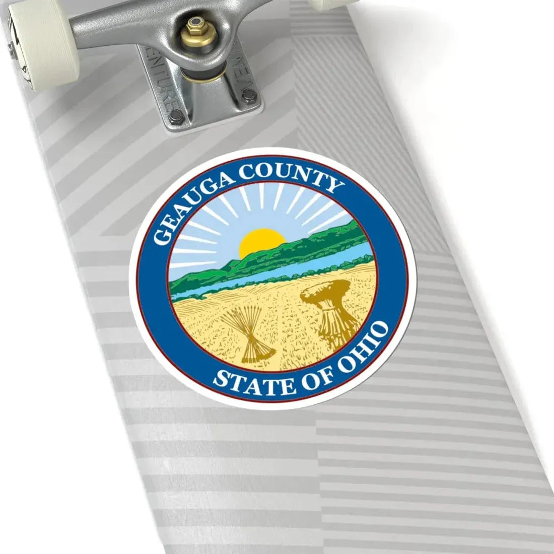 Seal of Geauga County Ohio (United States) STICKER Vinyl Kiss-Cut Decal - The Sticker Space