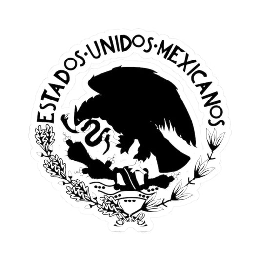 Seal of Government of Mexico 1934-1968 linear (Mexico) STICKER Vinyl Kiss-Cut Decal 2 Inch White - The Sticker Space