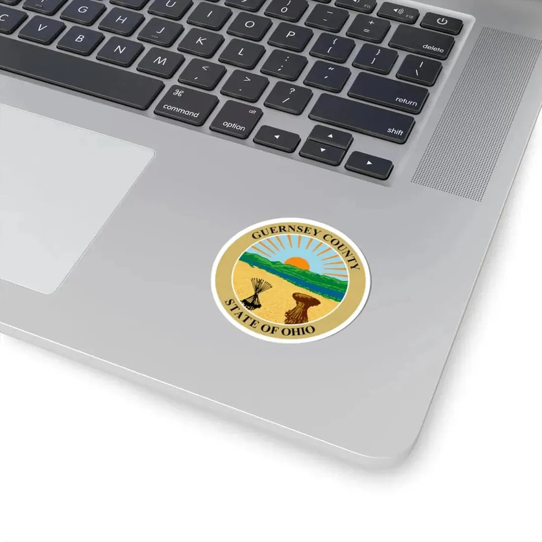 Seal of Guernsey County Ohio (United States) STICKER Vinyl Kiss-Cut Decal - The Sticker Space
