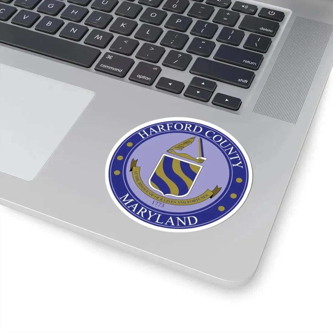 Seal of Harford County Maryland (United States) STICKER Vinyl Kiss-Cut Decal - The Sticker Space