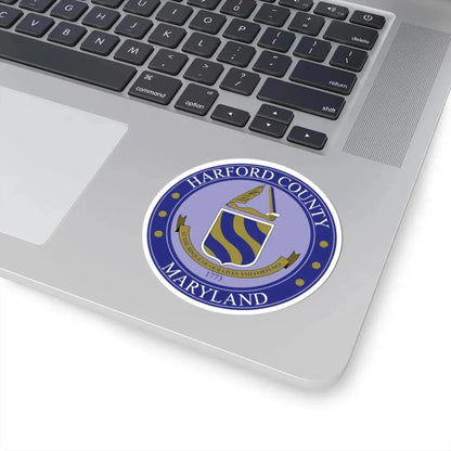 Seal of Harford County Maryland (United States) STICKER Vinyl Kiss-Cut Decal - The Sticker Space