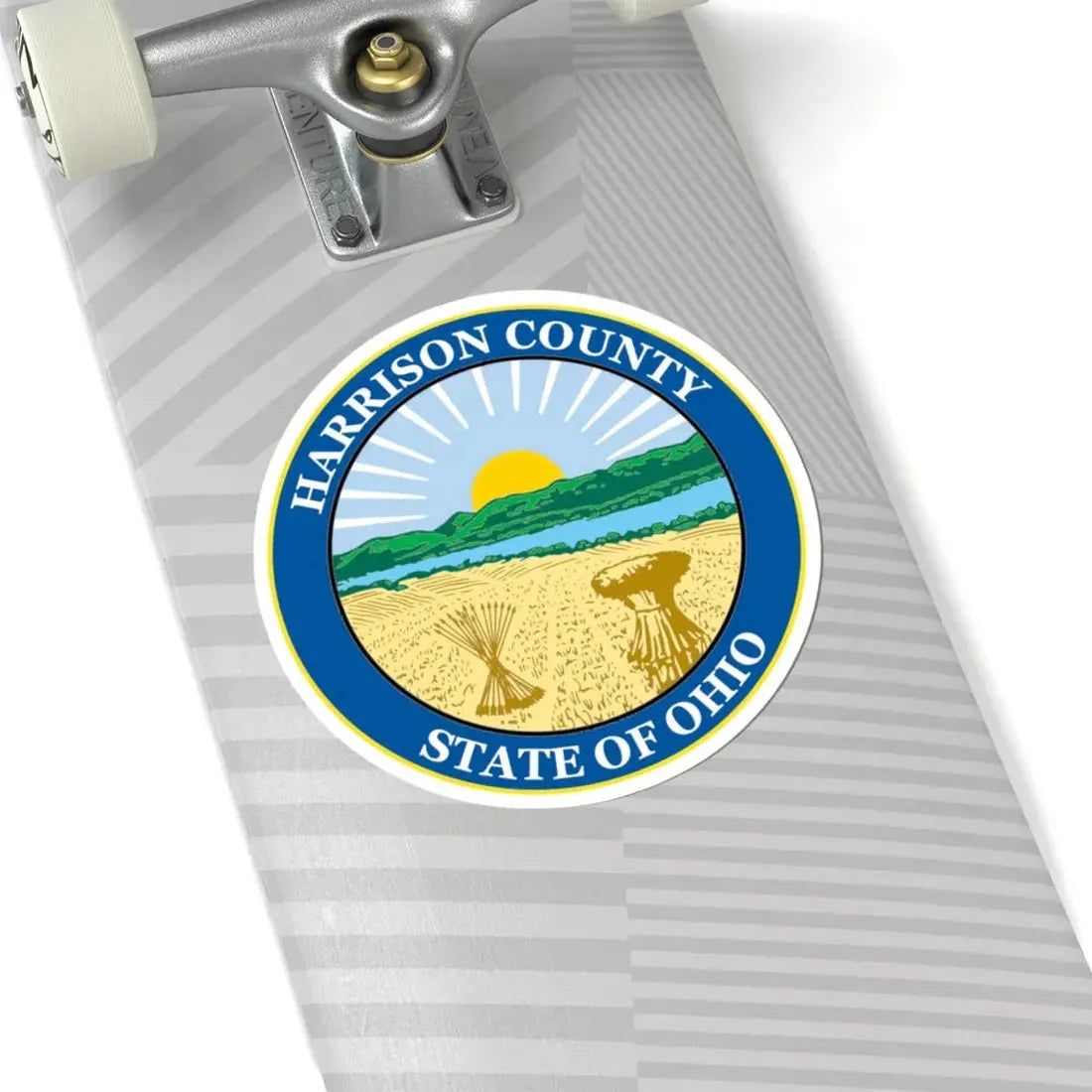 Seal of Harrison County Ohio (United States) STICKER Vinyl Kiss-Cut Decal - The Sticker Space