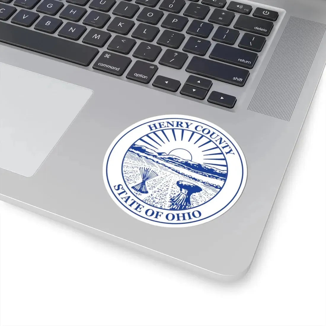 Seal of Henry County Ohio (United States) STICKER Vinyl Kiss-Cut Decal - The Sticker Space