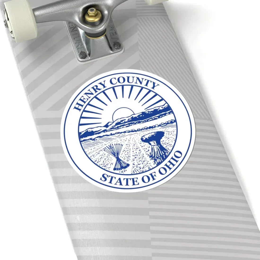 Seal of Henry County Ohio (United States) STICKER Vinyl Kiss-Cut Decal - The Sticker Space