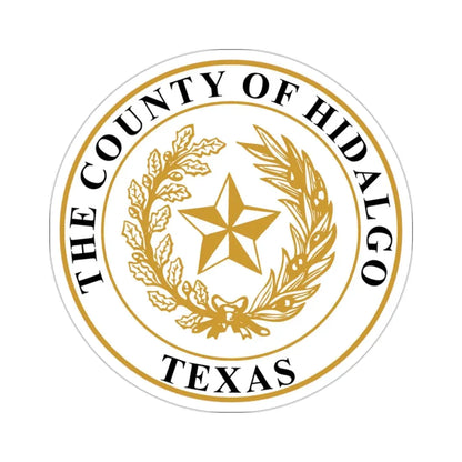 Seal of Hidalgo County, Texas USA STICKER Vinyl Die-Cut Decal 2 Inch - The Sticker Space