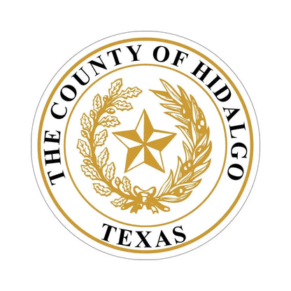 Seal of Hidalgo County, Texas USA STICKER Vinyl Die-Cut Decal 6 Inch - The Sticker Space