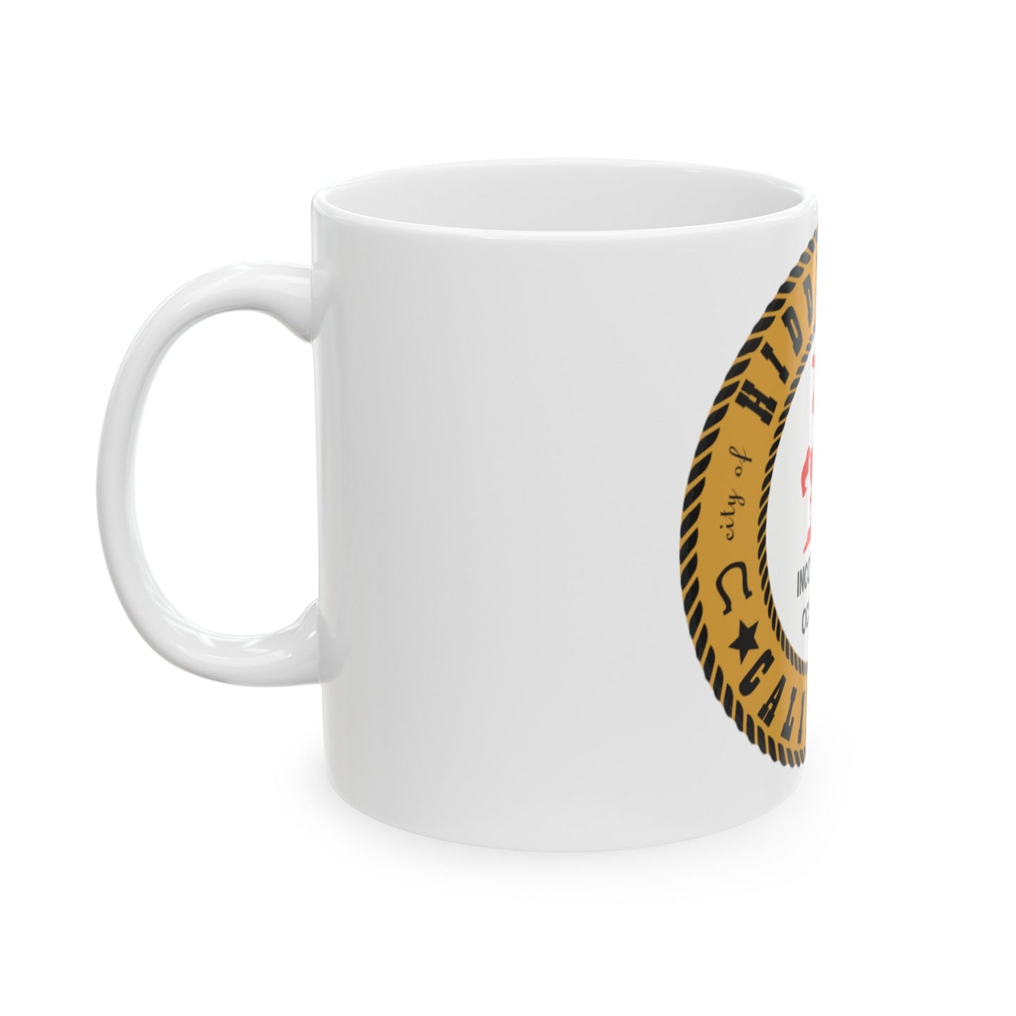 Seal of Hidden Hills California - White Coffee Mug-The Sticker Space