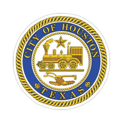 Seal of Houston Texas USA STICKER Vinyl Die-Cut Decal 2 Inch - The Sticker Space
