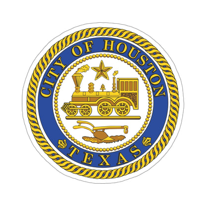 Seal of Houston Texas USA STICKER Vinyl Die-Cut Decal-6 Inch-The Sticker Space