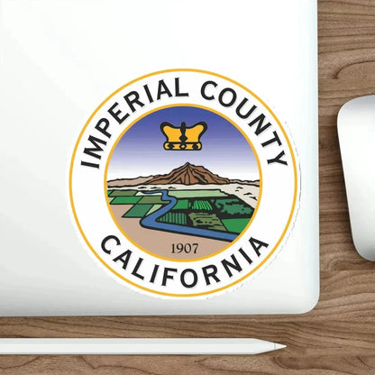 Seal of Imperial County, California USA STICKER Vinyl Die-Cut Decal - The Sticker Space