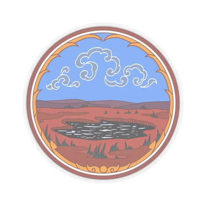 Seal of Kalasin (Thailand) STICKER Vinyl Kiss-Cut Decal 2 Inch Transparent - The Sticker Space