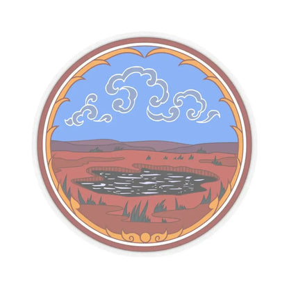 Seal of Kalasin (Thailand) STICKER Vinyl Kiss-Cut Decal 3 Inch Transparent - The Sticker Space