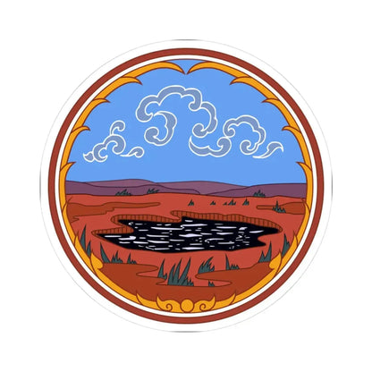 Seal of Kalasin (Thailand) STICKER Vinyl Kiss-Cut Decal 3 Inch White - The Sticker Space