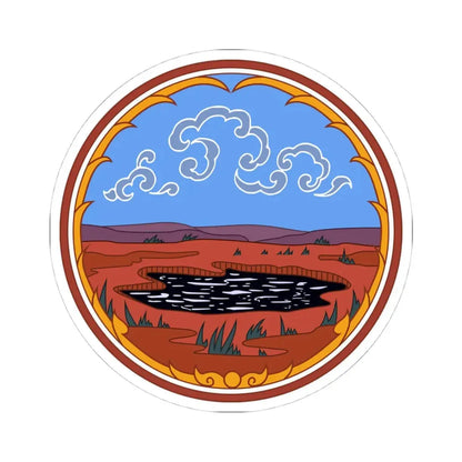 Seal of Kalasin (Thailand) STICKER Vinyl Kiss-Cut Decal 4 Inch White - The Sticker Space