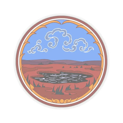 Seal of Kalasin (Thailand) STICKER Vinyl Kiss-Cut Decal 6 Inch Transparent - The Sticker Space