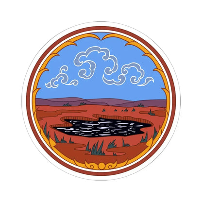 Seal of Kalasin (Thailand) STICKER Vinyl Kiss-Cut Decal 6 Inch White - The Sticker Space