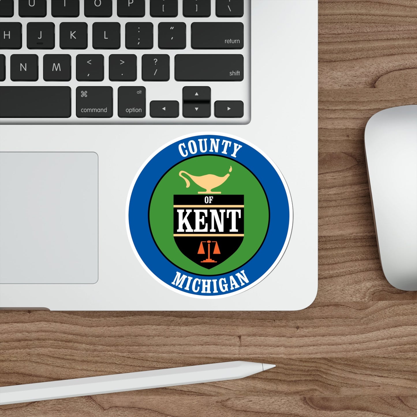 Seal of Kent County, Michigan USA STICKER Vinyl Die-Cut Decal-The Sticker Space