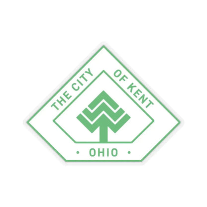 Seal of Kent Ohio (United States) STICKER Vinyl Kiss-Cut Decal 6 Inch Transparent - The Sticker Space