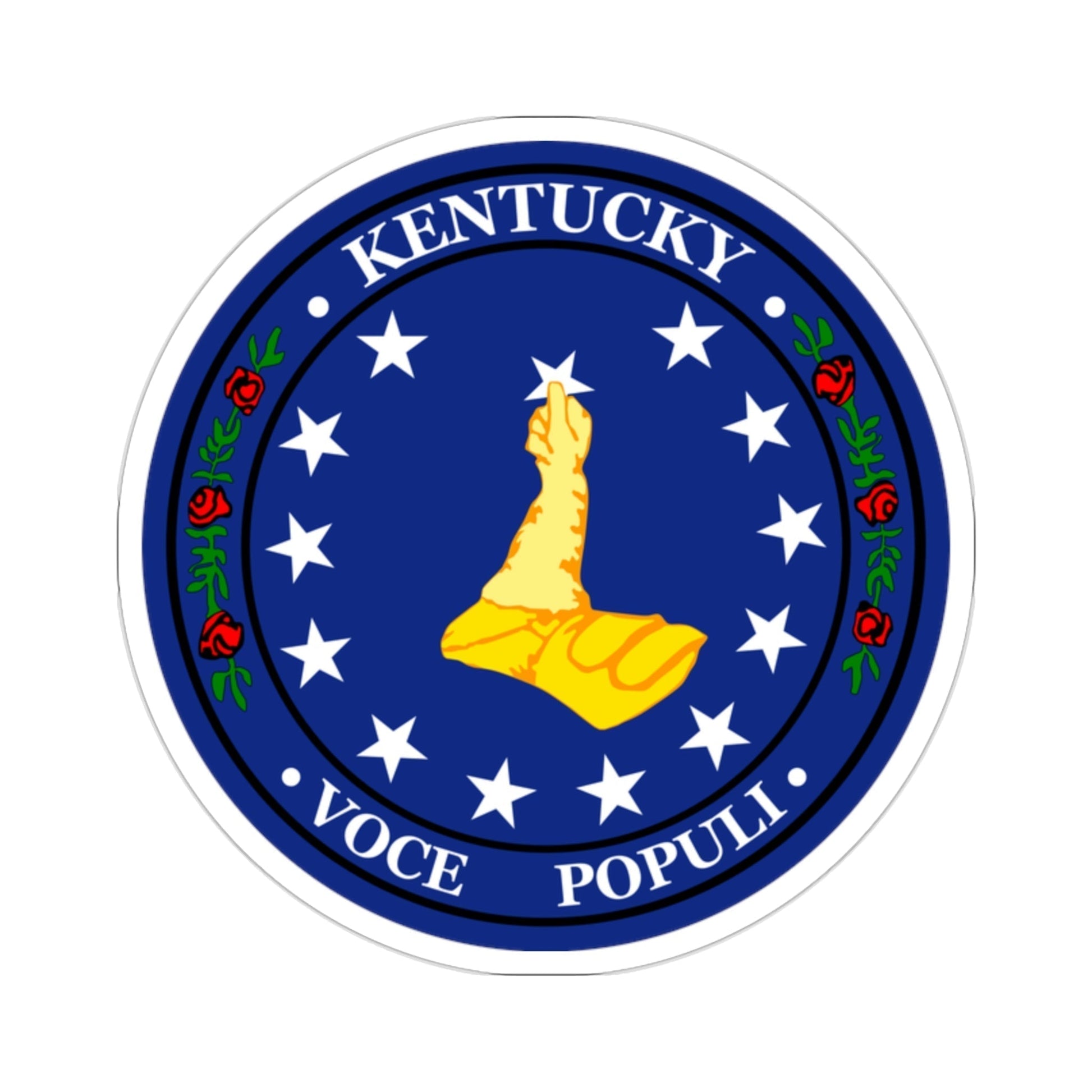 Seal of Kentucky Confederate Shadow Government STICKER Vinyl Die-Cut Decal-2 Inch-The Sticker Space