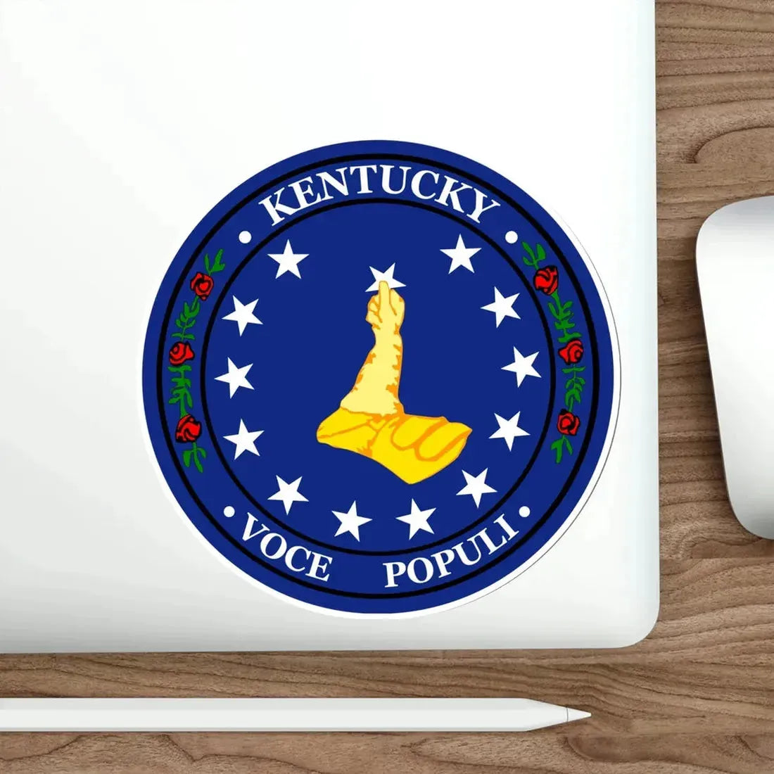 Seal of Kentucky Confederate Shadow Government STICKER Vinyl Die-Cut Decal - The Sticker Space