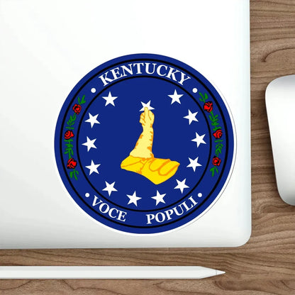 Seal of Kentucky Confederate Shadow Government STICKER Vinyl Die-Cut Decal - The Sticker Space