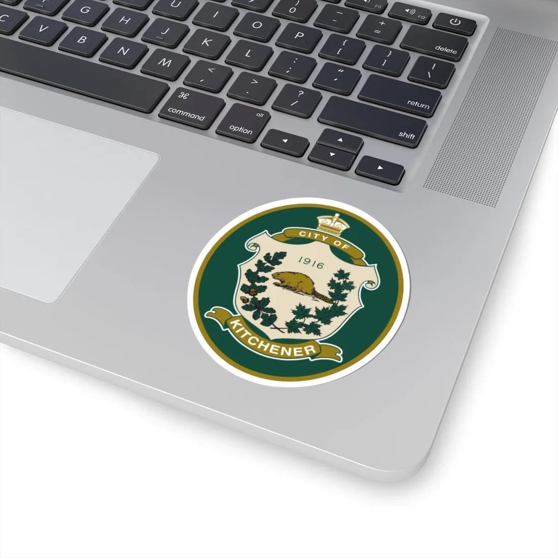 Seal of Kitchener Canada (Canada) (Coat of Arms) STICKER Vinyl Kiss-Cut Decal - The Sticker Space