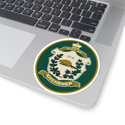 Seal of Kitchener Canada (Canada) (Coat of Arms) STICKER Vinyl Kiss-Cut Decal - The Sticker Space