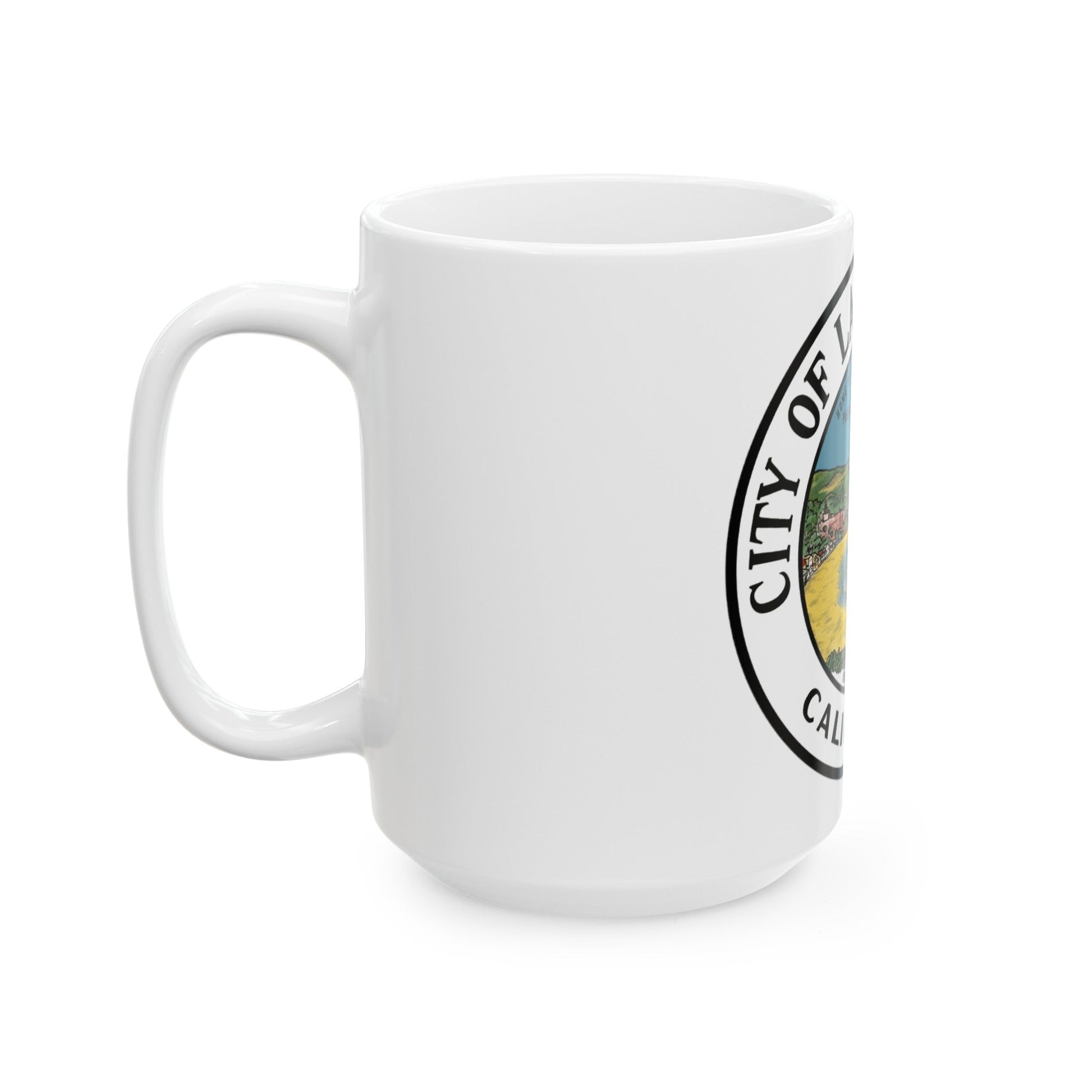 Seal of Laguna Beach California - White Coffee Mug-The Sticker Space