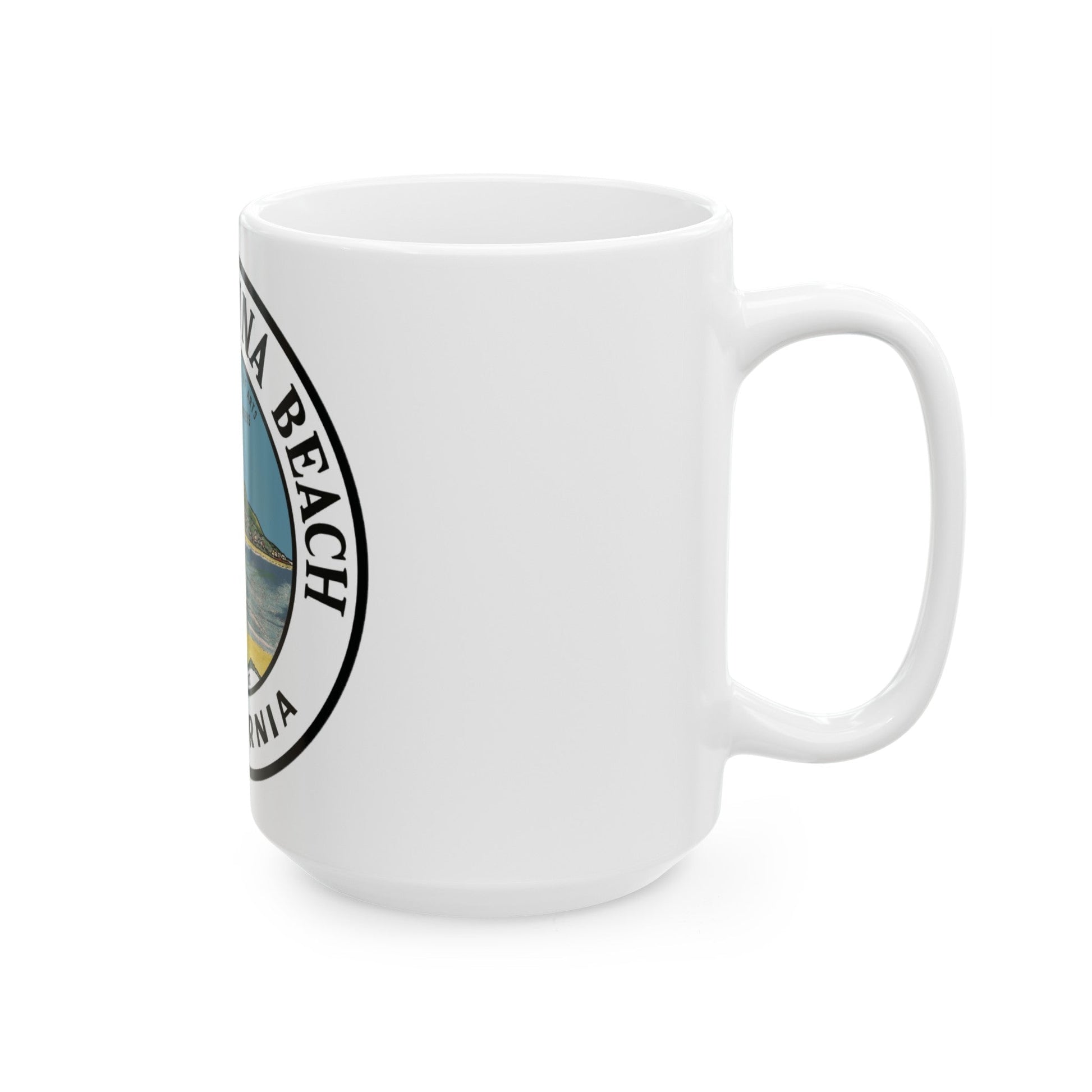 Seal of Laguna Beach California - White Coffee Mug-The Sticker Space