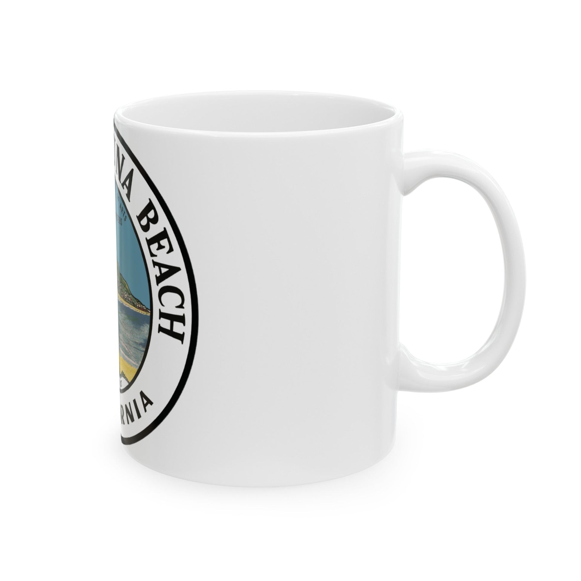 Seal of Laguna Beach California - White Coffee Mug-The Sticker Space