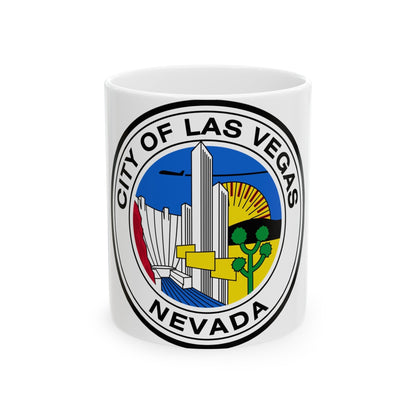 Seal of Las Vegas Nevada - White Coffee Mug-11oz-The Sticker Space