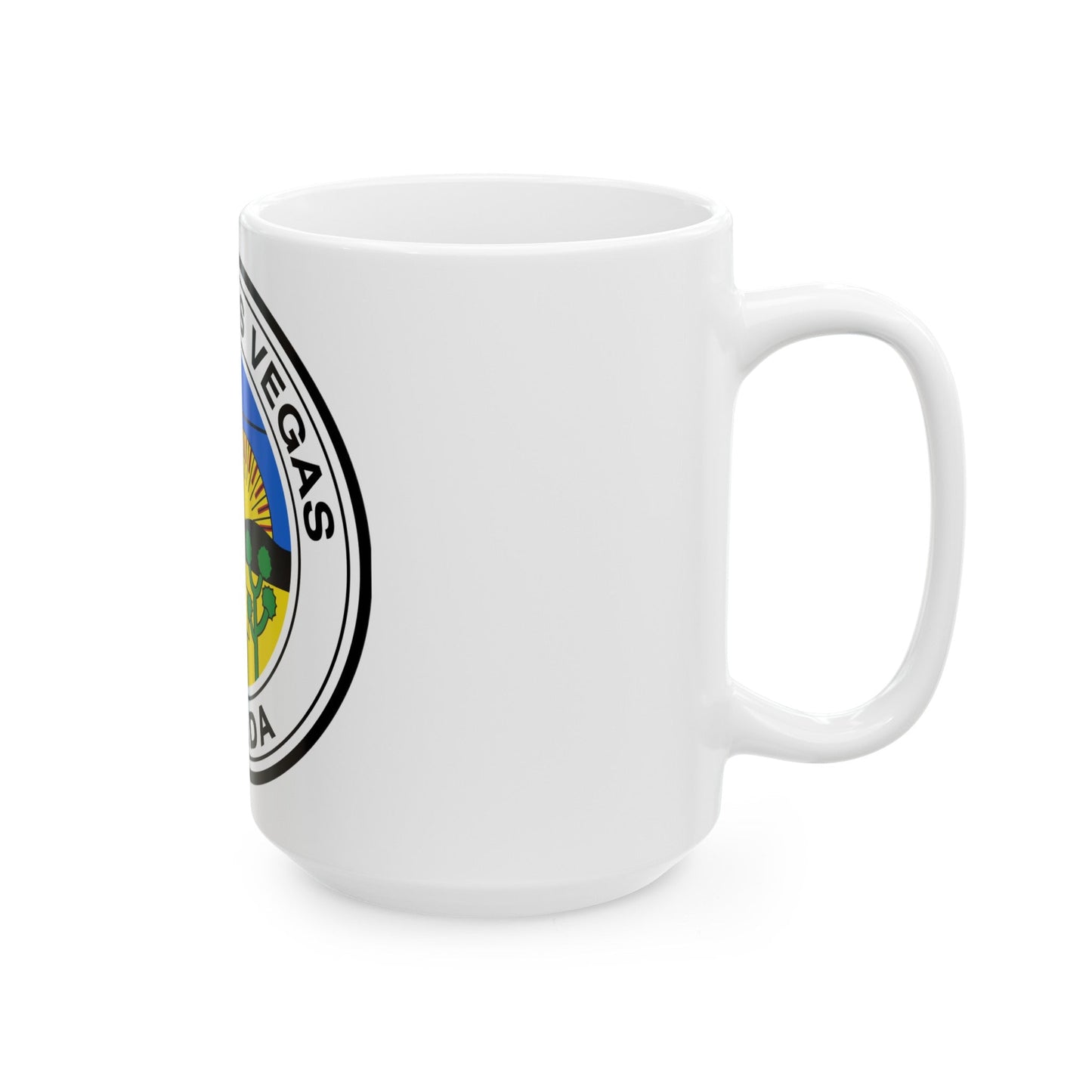 Seal of Las Vegas Nevada - White Coffee Mug-The Sticker Space