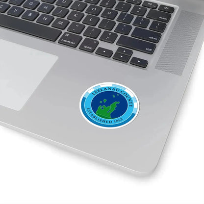 Seal of Leelanau County Michigan (United States) STICKER Vinyl Kiss-Cut Decal - The Sticker Space