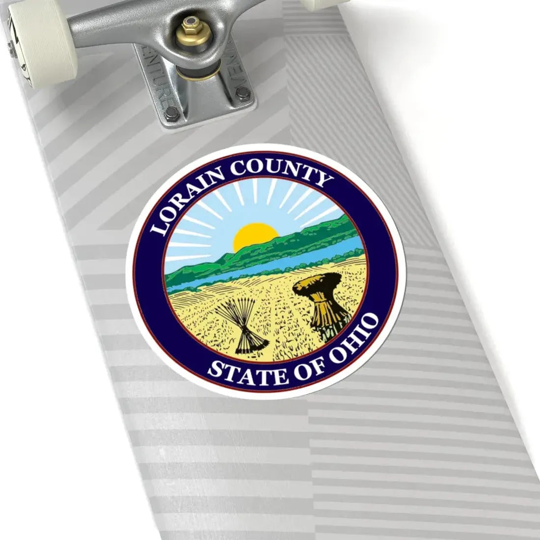 Seal of Lorain County Ohio (United States) STICKER Vinyl Kiss-Cut Decal - The Sticker Space