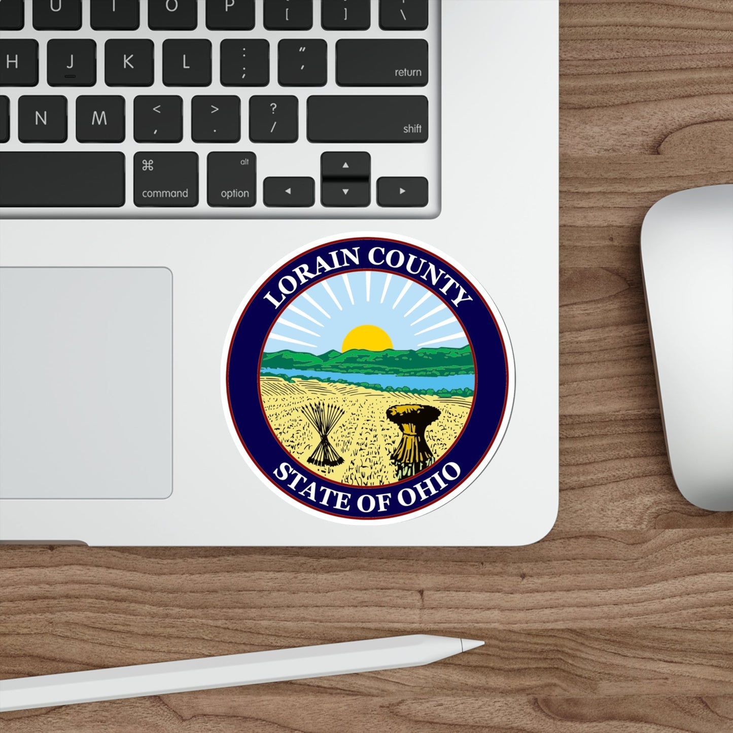 Seal of Lorain County, Ohio USA STICKER Vinyl Die-Cut Decal-The Sticker Space