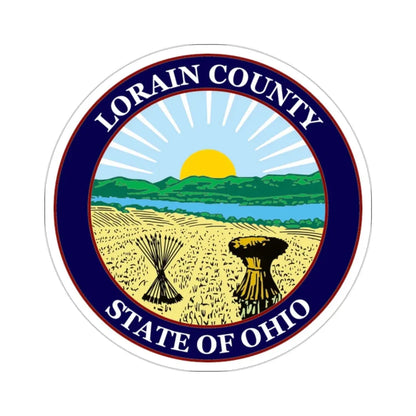 Seal of Lorain County, Ohio USA STICKER Vinyl Die-Cut Decal 2 Inch - The Sticker Space