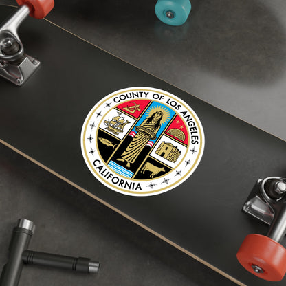 Seal of Los Angeles County, California USA STICKER Vinyl Die-Cut Decal-The Sticker Space