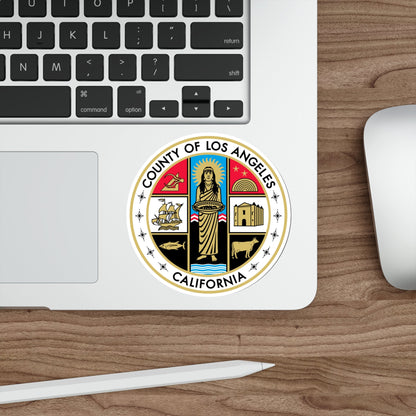 Seal of Los Angeles County, California USA STICKER Vinyl Die-Cut Decal-The Sticker Space