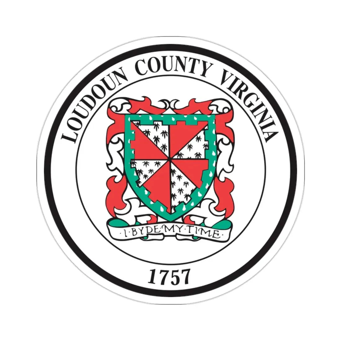Seal of Loudoun County, Virginia USA STICKER Vinyl Die-Cut Decal 2 Inch - The Sticker Space