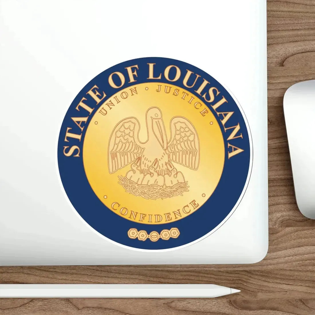 Seal of Louisiana 1902-2006 STICKER Vinyl Die-Cut Decal - The Sticker Space