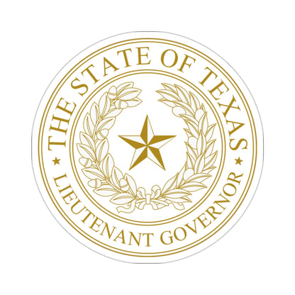 Seal of Lt Governor of Texas STICKER Vinyl Die-Cut Decal-2 Inch-The Sticker Space