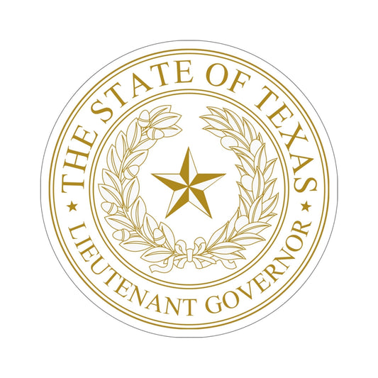 Seal of Lt Governor of Texas STICKER Vinyl Die-Cut Decal-6 Inch-The Sticker Space