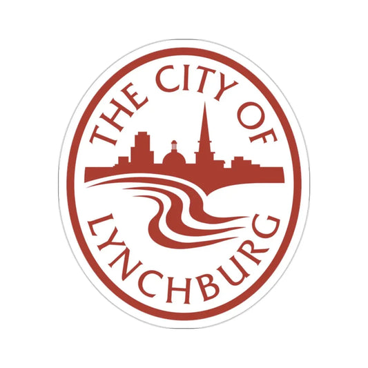 Seal of Lynchburg, Virginia USA STICKER Vinyl Die-Cut Decal 2 Inch - The Sticker Space