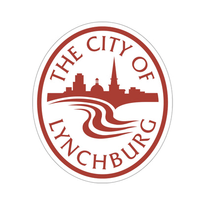 Seal of Lynchburg, Virginia USA STICKER Vinyl Die-Cut Decal-5 Inch-The Sticker Space