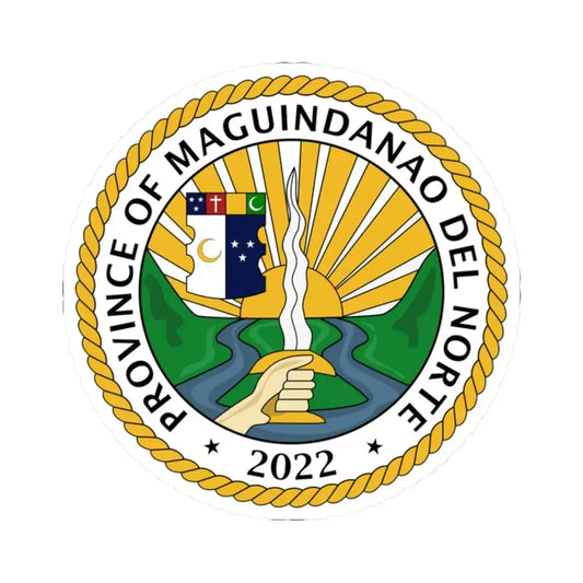 Seal of Maguindanao del Norte (Philippines) STICKER Vinyl Kiss-Cut Decal 2 Inch White - The Sticker Space