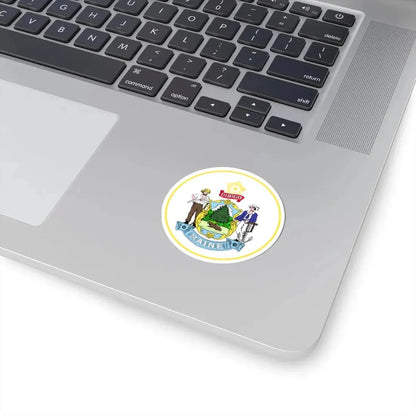 Seal of Maine (United States) STICKER Vinyl Kiss-Cut Decal - The Sticker Space