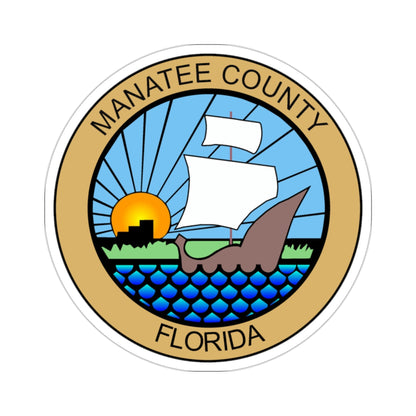 Seal of Manatee County Florida USA STICKER Vinyl Die-Cut Decal-2 Inch-The Sticker Space