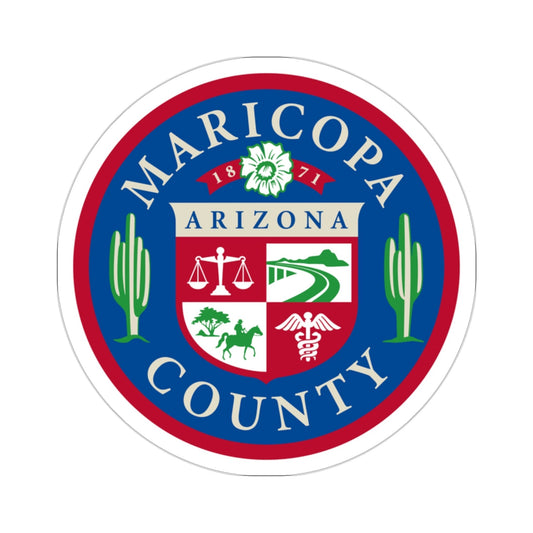 Seal of Maricopa County, Arizona USA STICKER Vinyl Die-Cut Decal-2 Inch-The Sticker Space